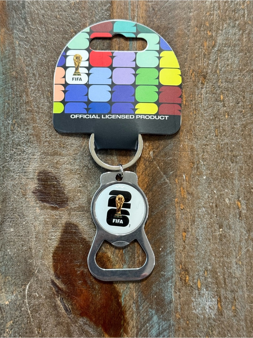 FIFA World Cup 2026 Official Licensed Bottle Opener Keychain NWT